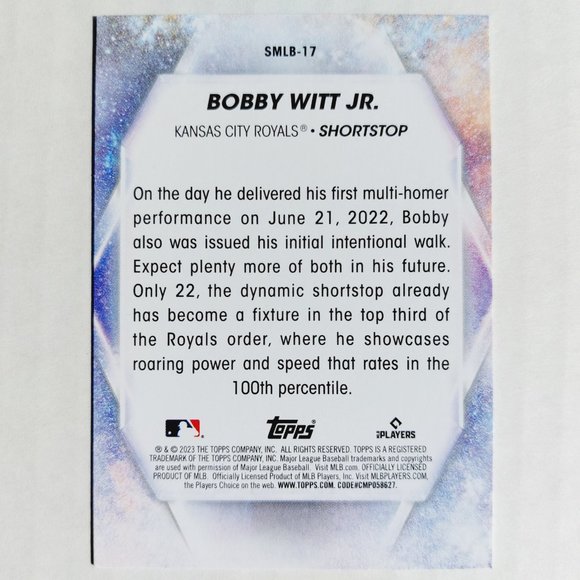 Kansas City Royals (Bobby Witt Jr) - BSBL [12_BWJ1] - Picture 3 of 3